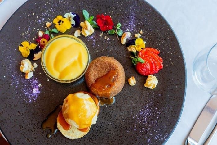 Chocolate fondant dessert