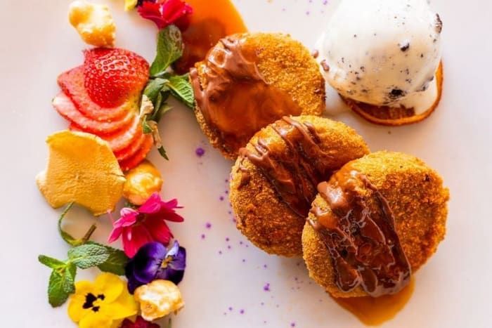 Beautifully plated dish
